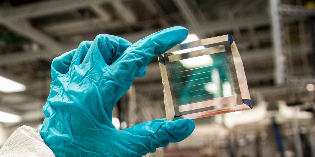 solar cell with 40% transparency